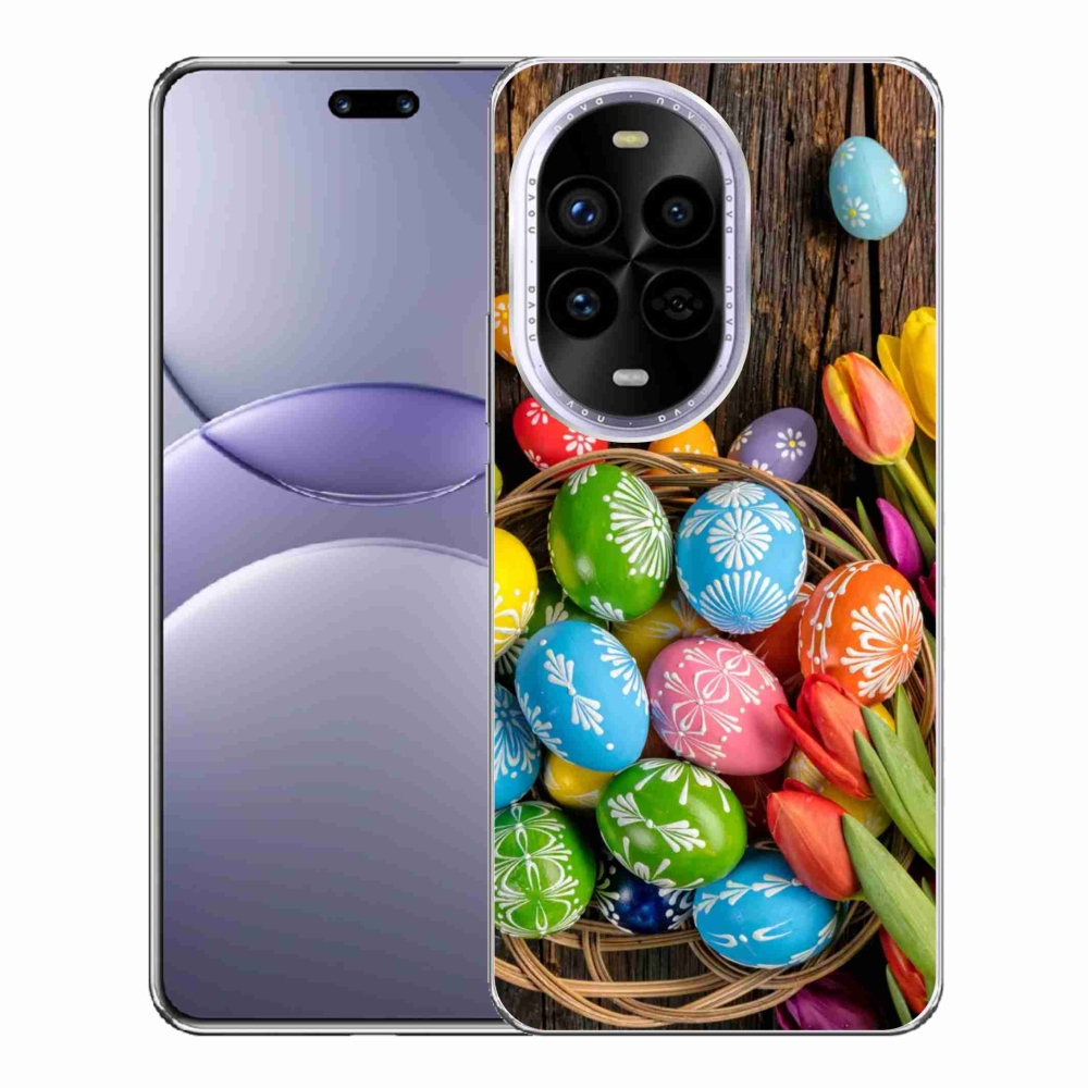 Gélový kryt mmCase na Huawei Nova 13 Pro 5G - veľkonočné vajíčka