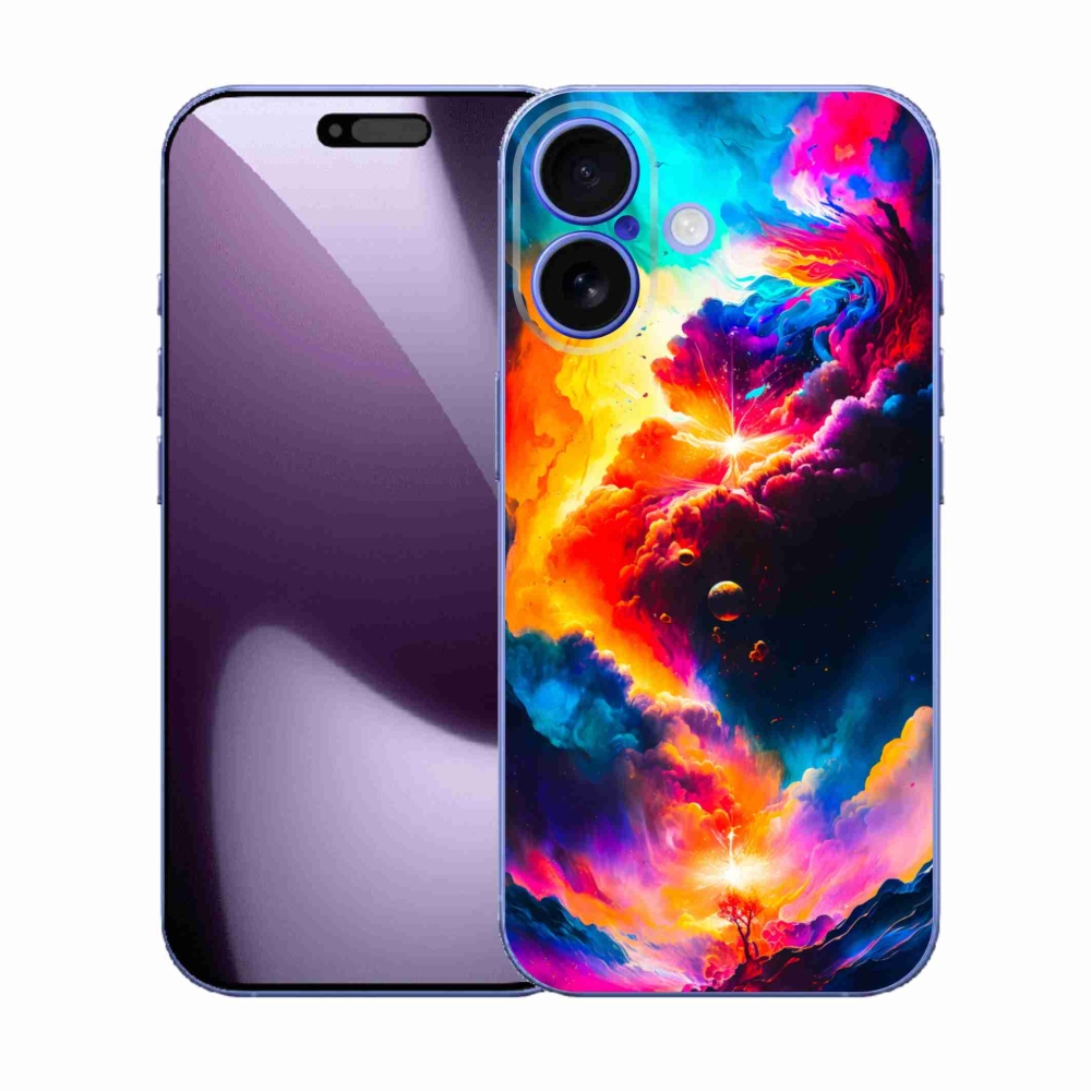 Gélový kryt mmCase na iPhone 17 - abstraktný motív