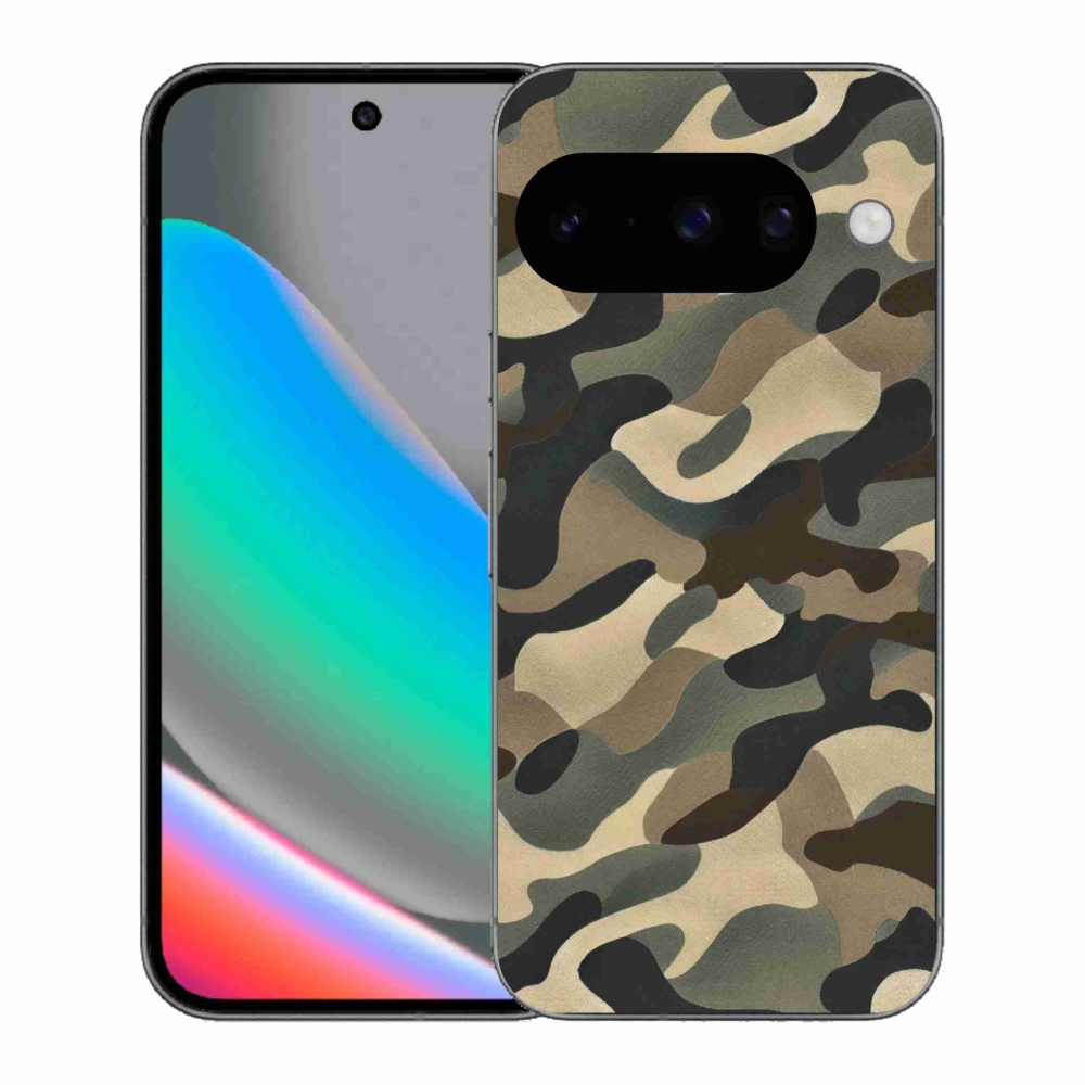 Gélový kryt mmCase na Google Pixel 10 - maskáčový vzor 11