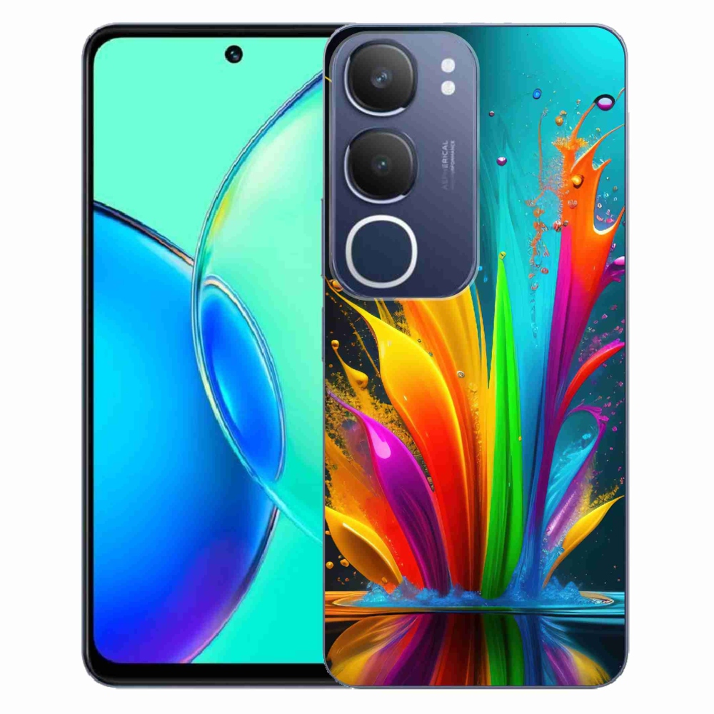 Gélový kryt mmCase na Vivo Y19s - abstraktný motív 1