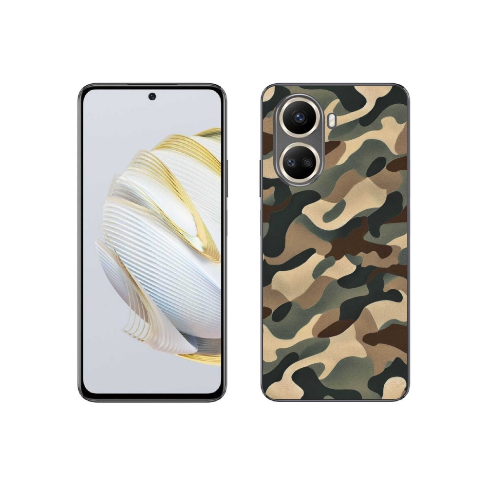 Gélový kryt mmCase na Huawei Nova 10 SE - maskáčový vzor 11