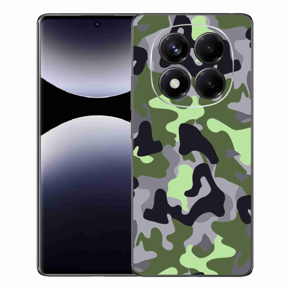 Gélový kryt mmCase na Xiaomi Redmi Note 14 Pro - maskáčový vzor 7