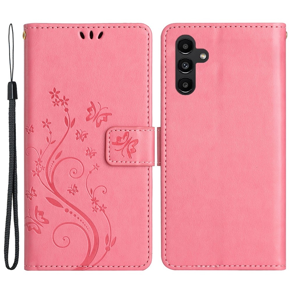Flowers knižkové púzdro na Samsung Galaxy S23 FE - ružové