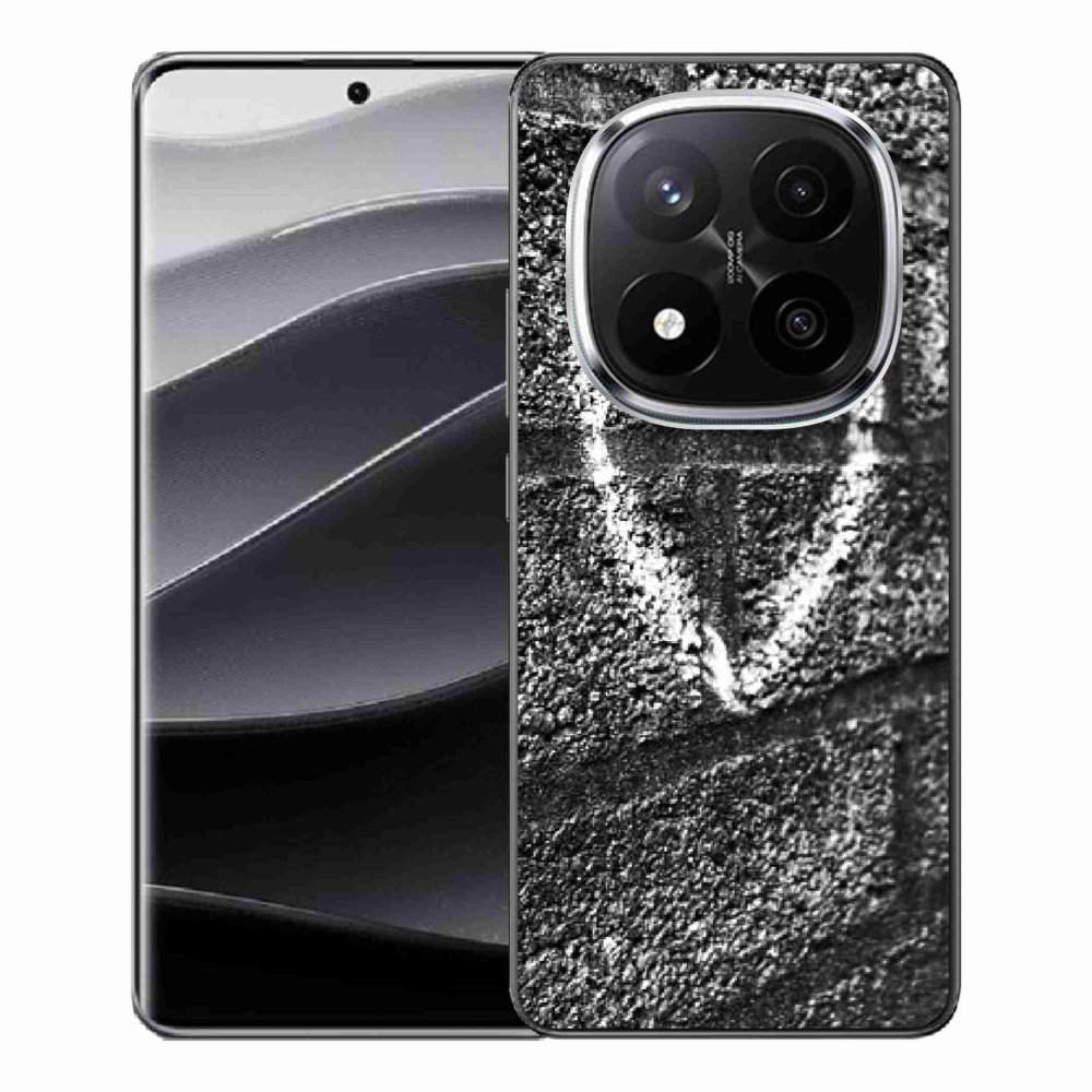 Gélový kryt mmCase na Xiaomi Redmi Note 14 Pro+ 5G - srdce na stene