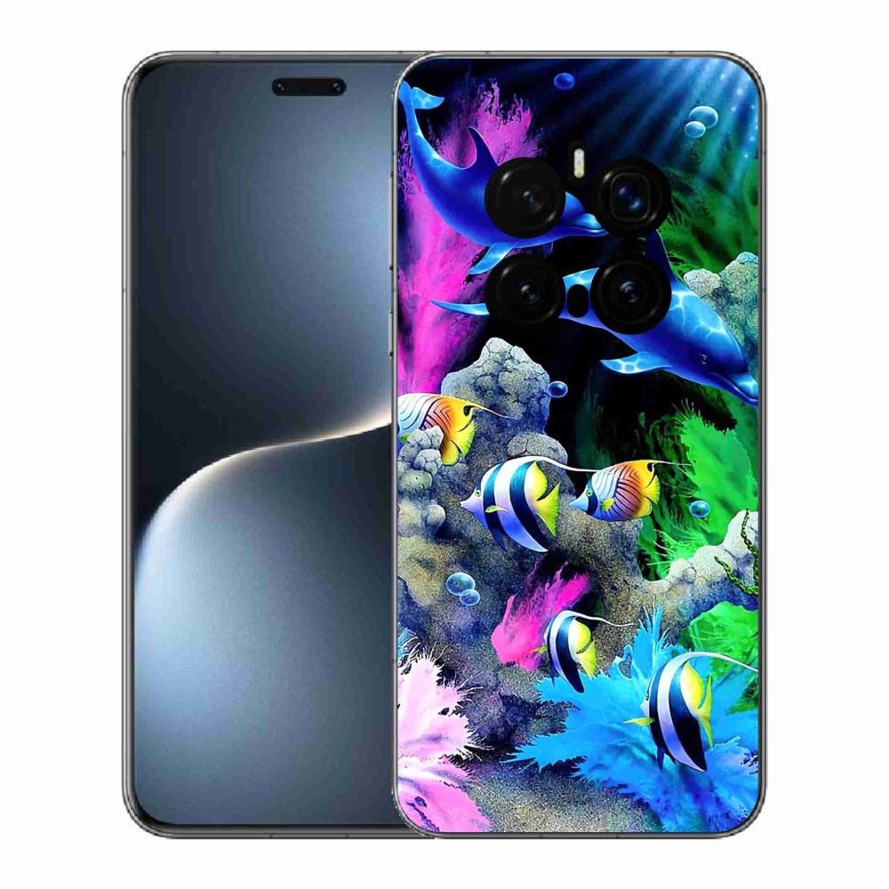 Gélový kryt mmCase na Honor Magic 7 Pro 5G - morský svet