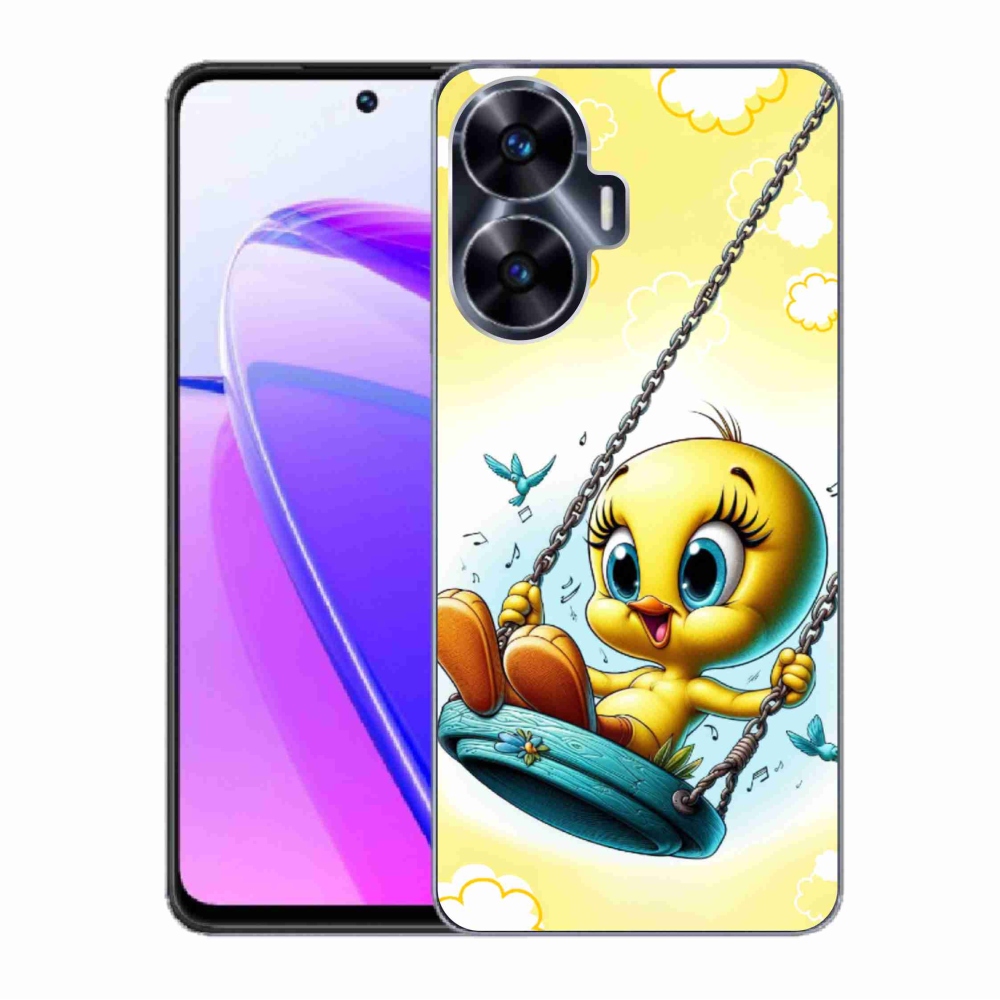 Gélový kryt mmCase na Realme C55 - tweety