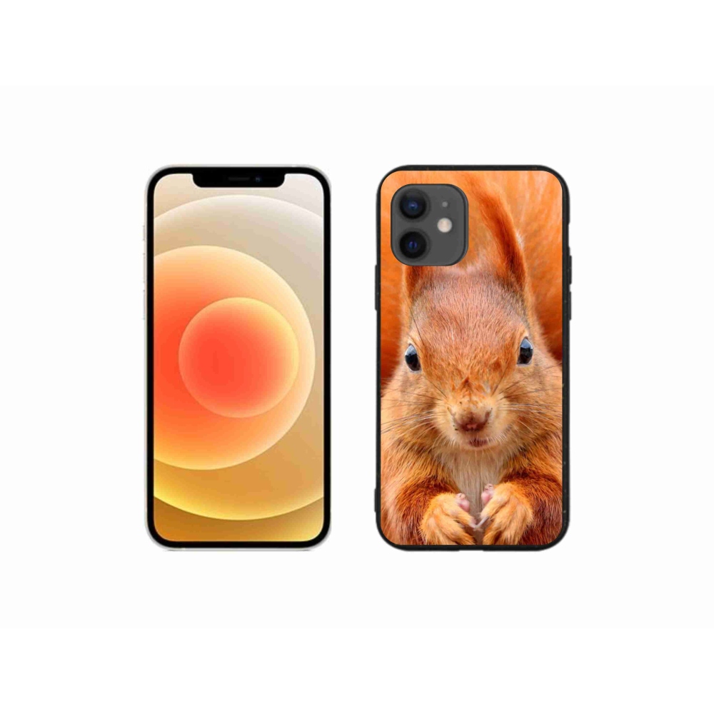 Gélový kryt mmCase na iPhone 12 mini - veverička