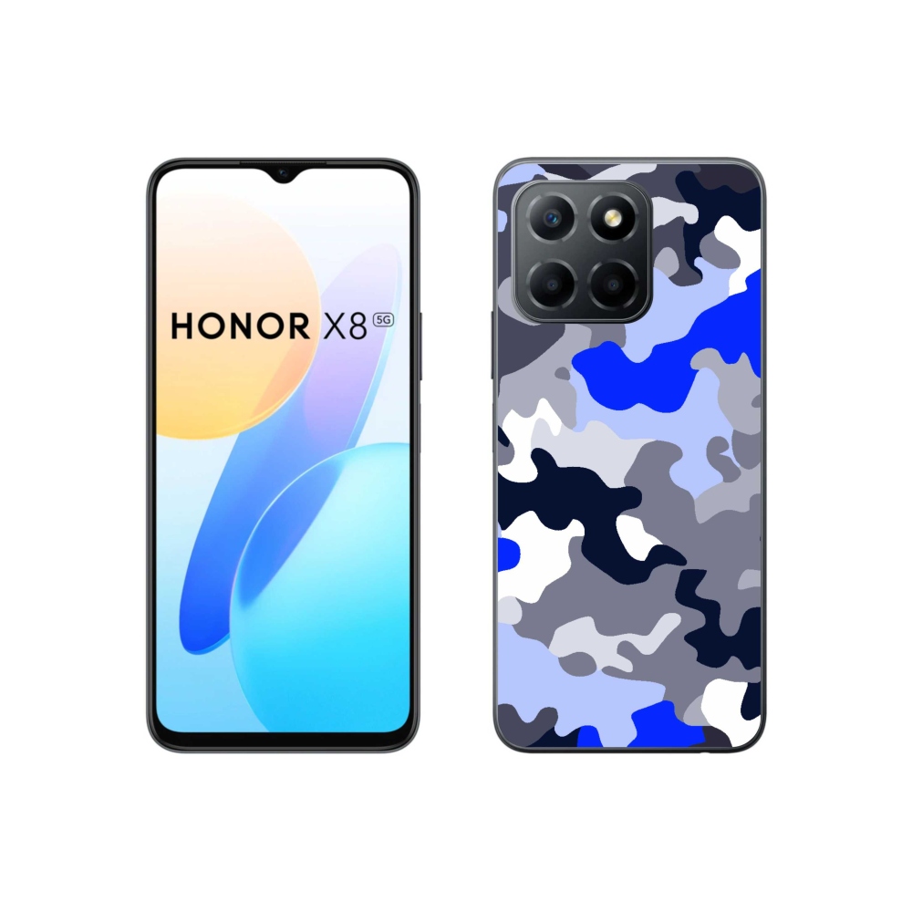 Gélový kryt mmCase na Honor X8 5G/70 Lite 5G - maskáčový vzor 8