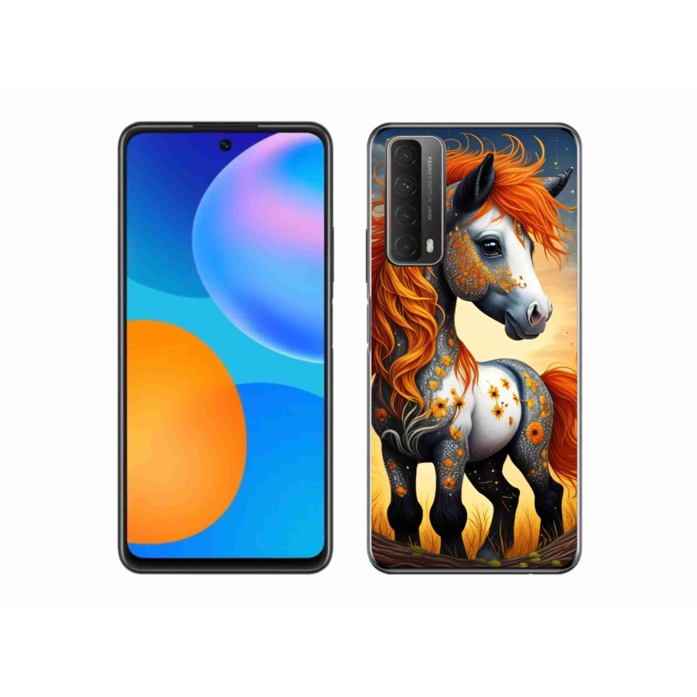 Gelový kryt mmCase na Huawei P Smart (2021) - barevný poník