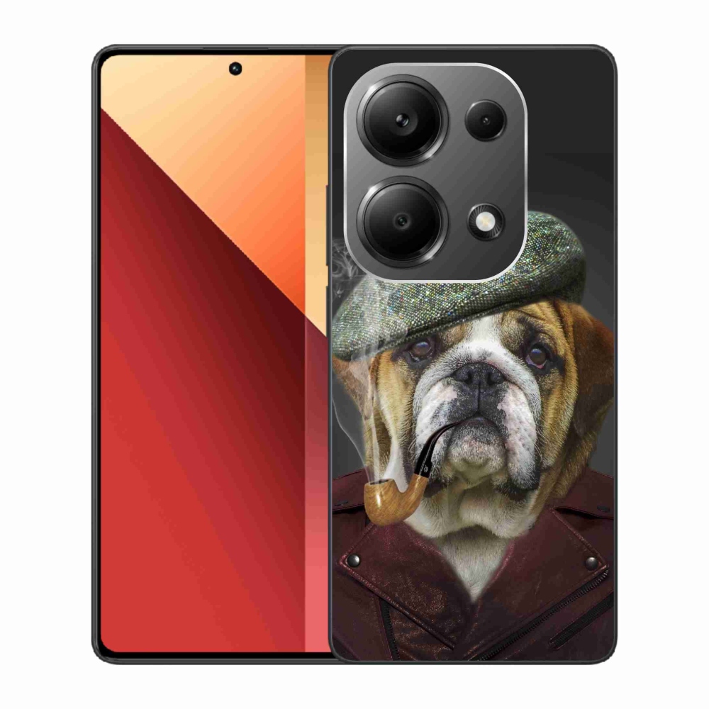 Gélový kryt mmCase na Xiaomi Redmi Note 13 Pro 4G/Poco M6 Pro - pes s fajkou