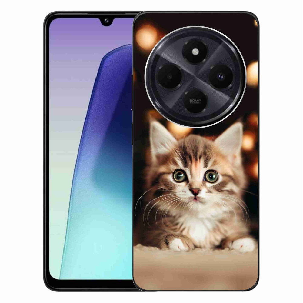 Gélový kryt mmCase na Xiaomi Redmi 14C/Poco C75 - roztomilé mačiatko 2