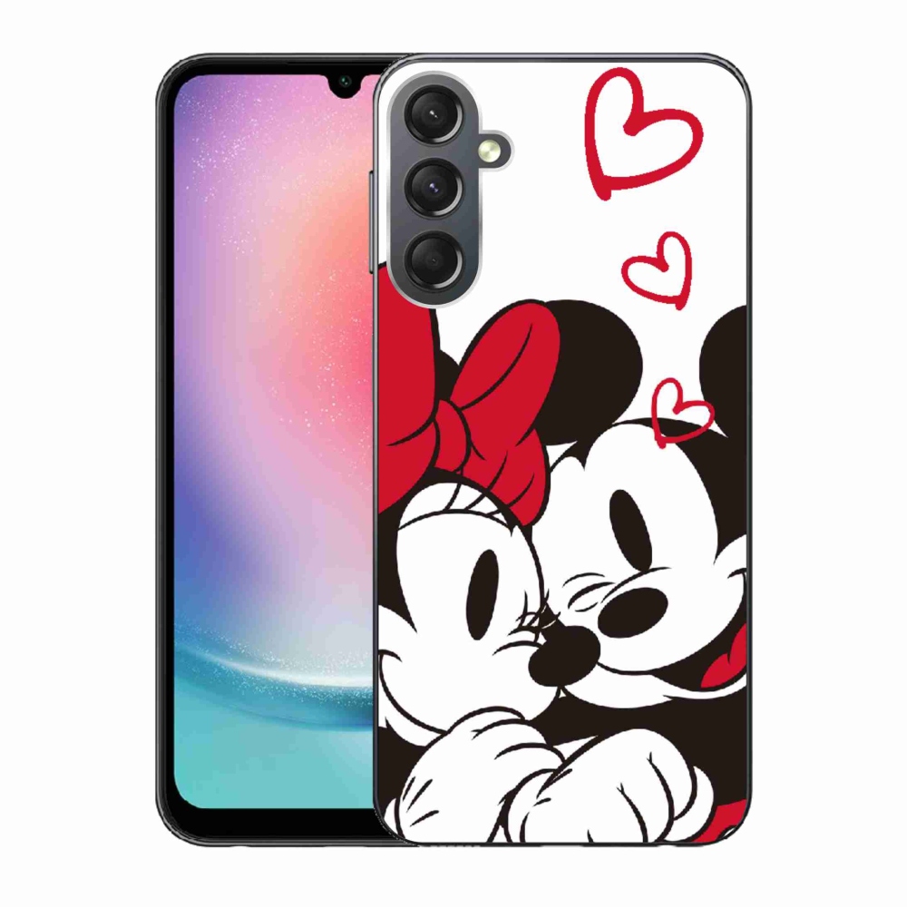 Gélový kryt mmCase na Samsung Galaxy A24 - mínnie a mickey