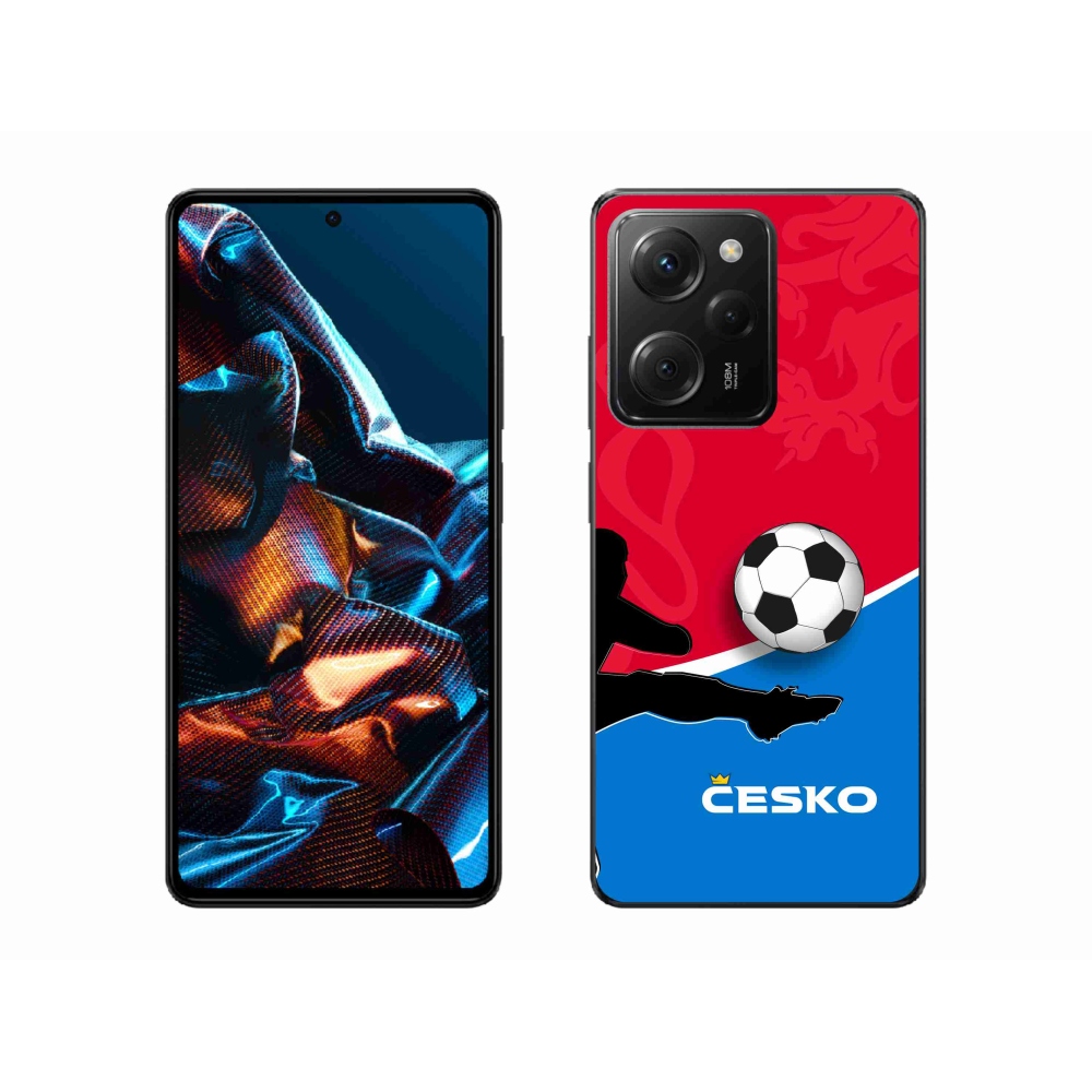 Gélový kryt mmCase na Xiaomi Poco X5 Pro 5G - futbal Česko 2