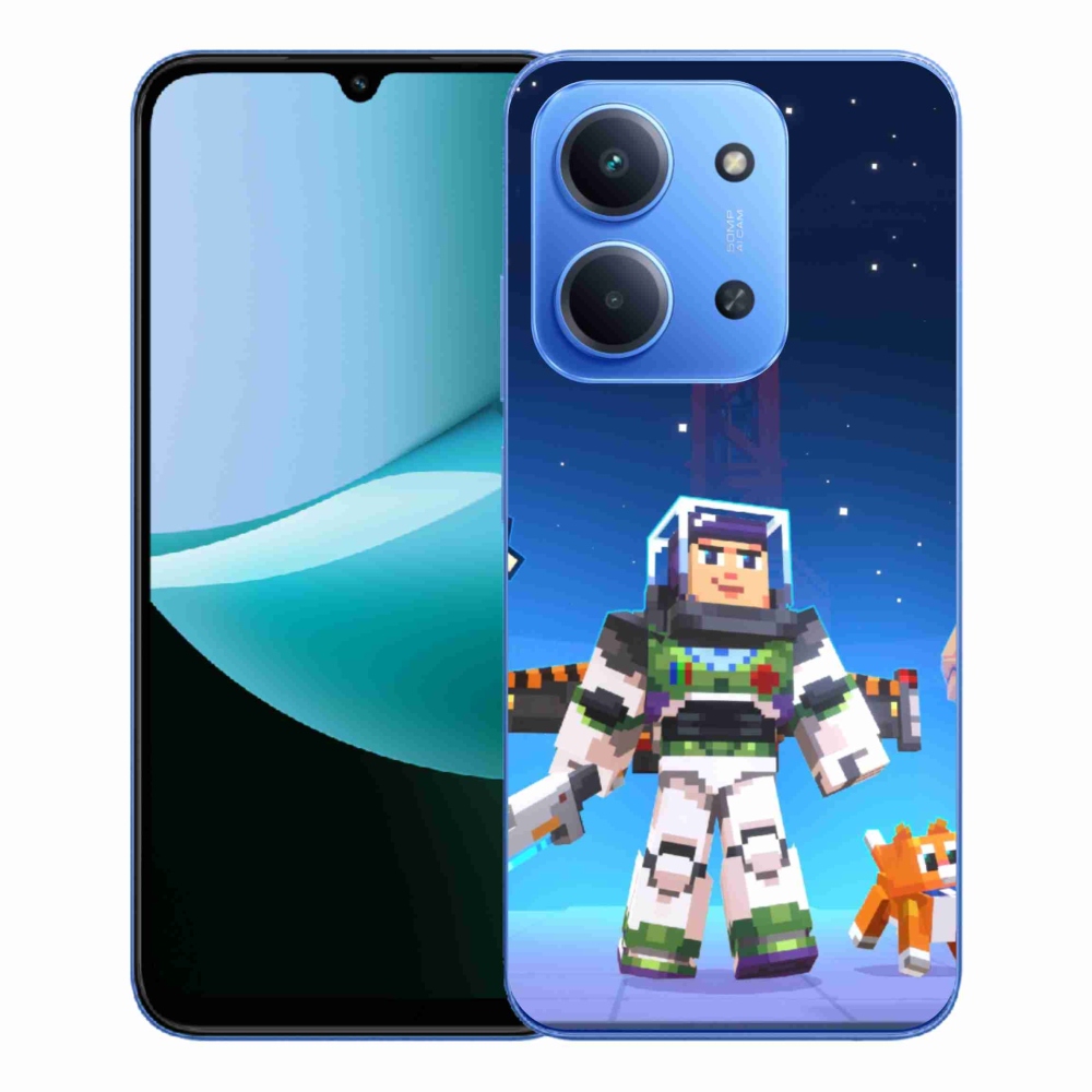 Gélový kryt mmCase na Xiaomi Redmi 15C 4G/5G (173mm) - minecraft 2