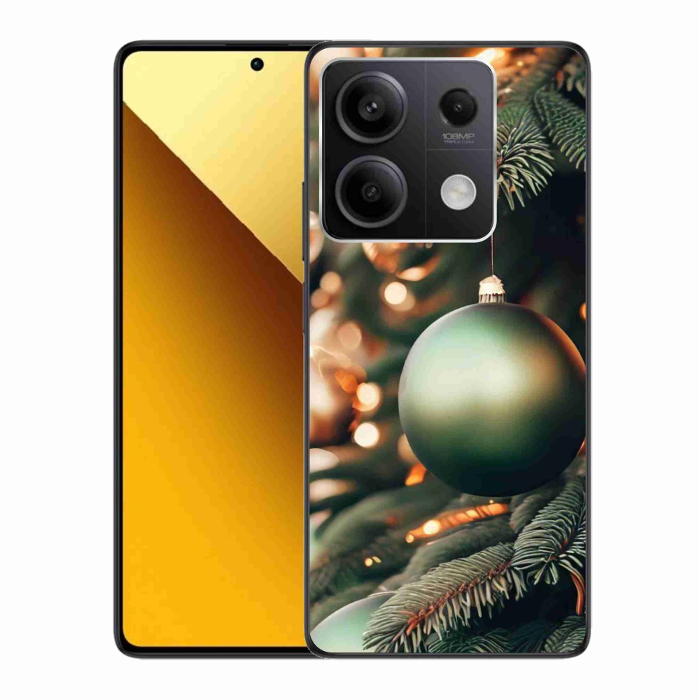 Gélový kryt mmCase na Xiaomi Redmi Note 13 5G - vianočné ozdoby 1