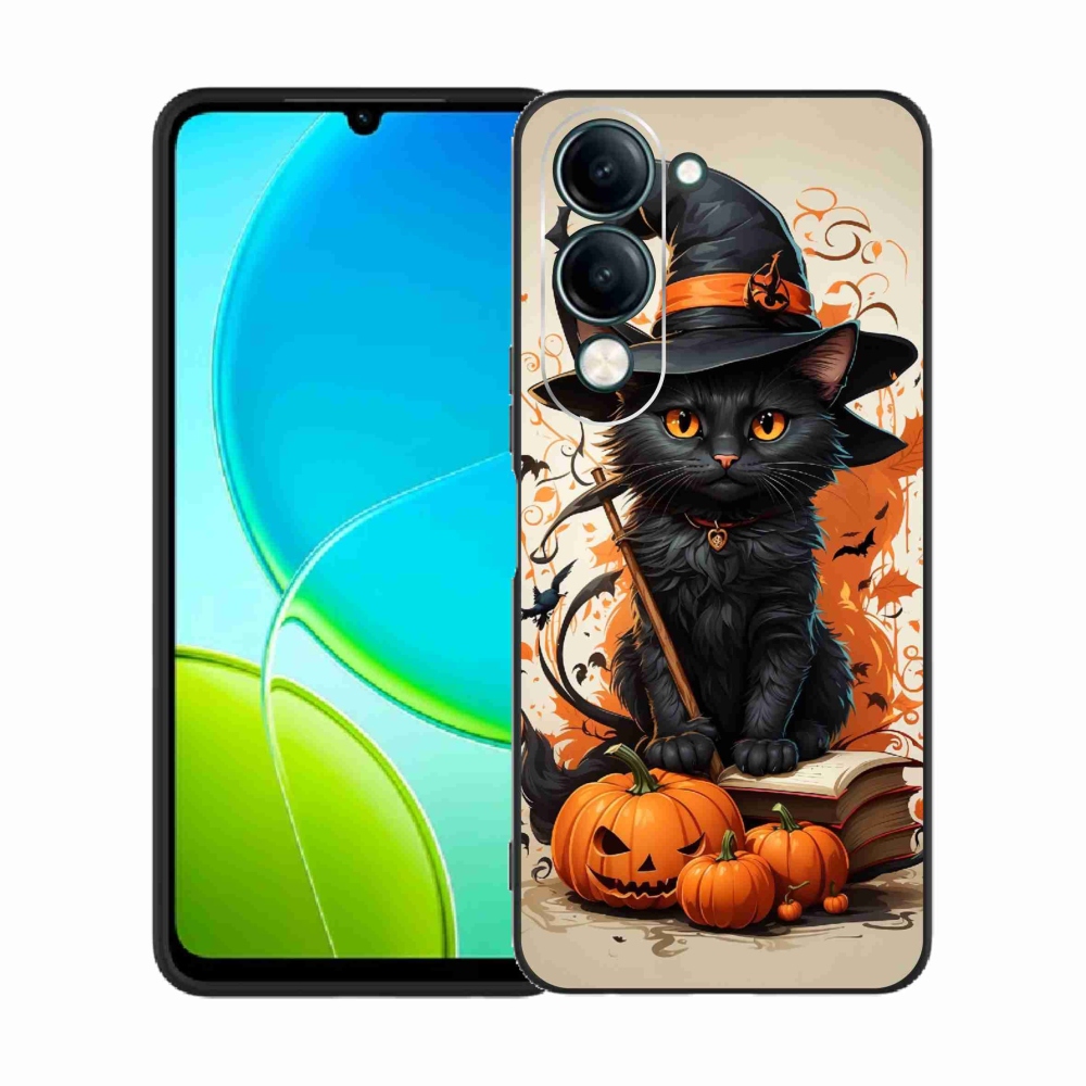 Gélový kryt mmCase na Vivo Y29s 5G - kocúr čarodejník