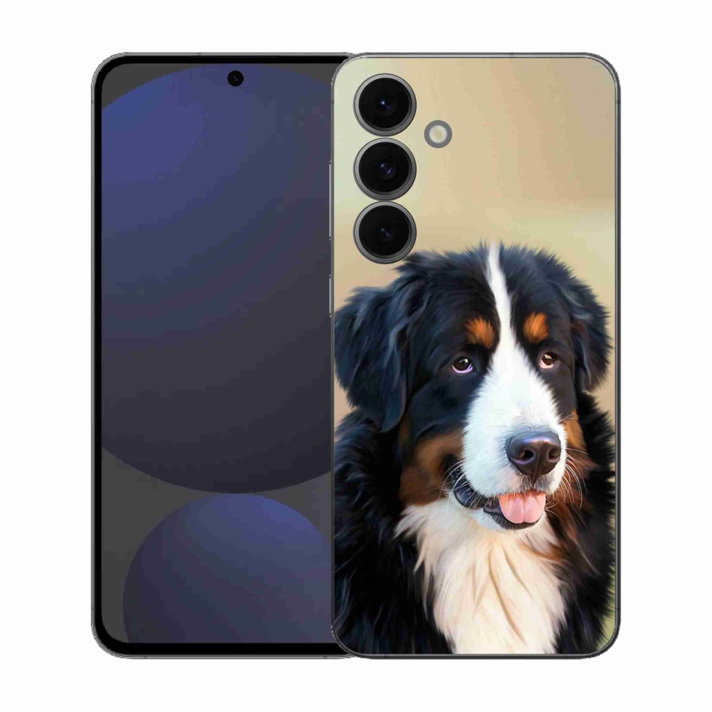 Gélový kryt mmCase na Samsung Galaxy S25 FE - bernský salašnícky pes