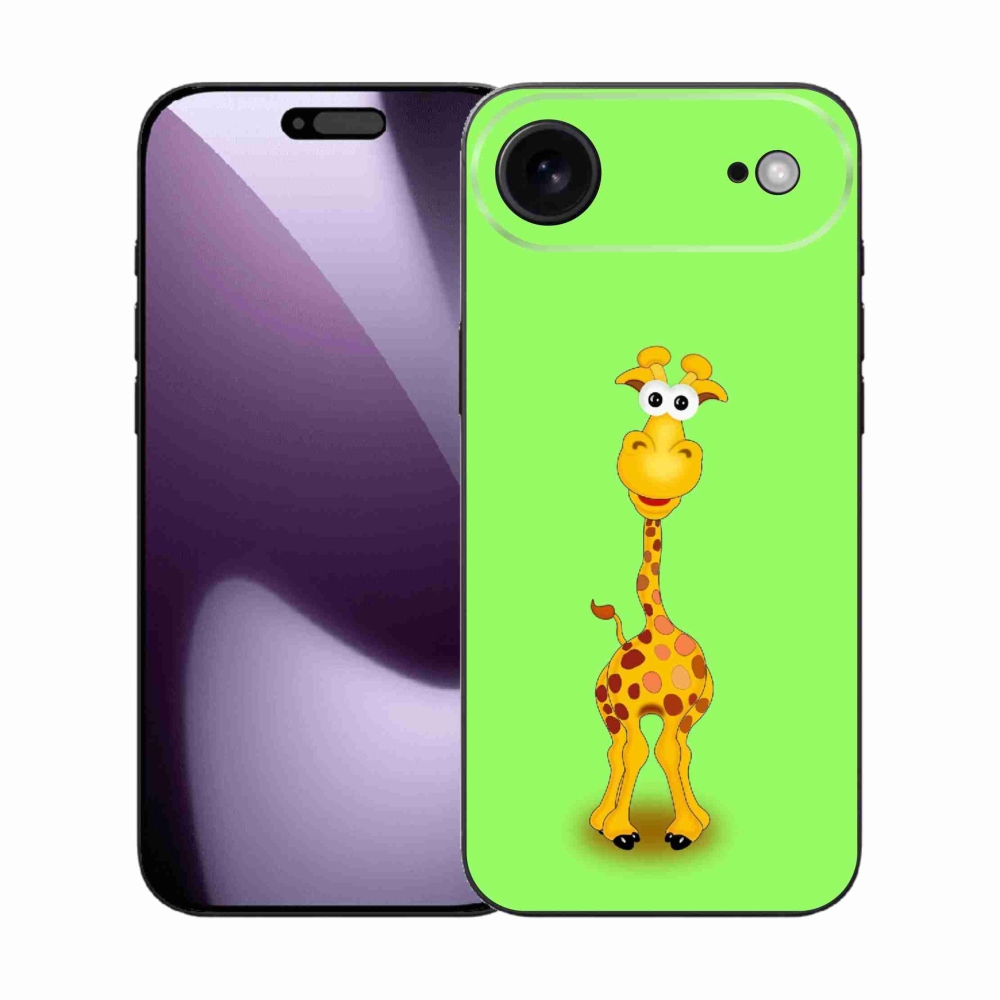 Gélový kryt mmCase na iPhone 17 Air - kreslená žirafa
