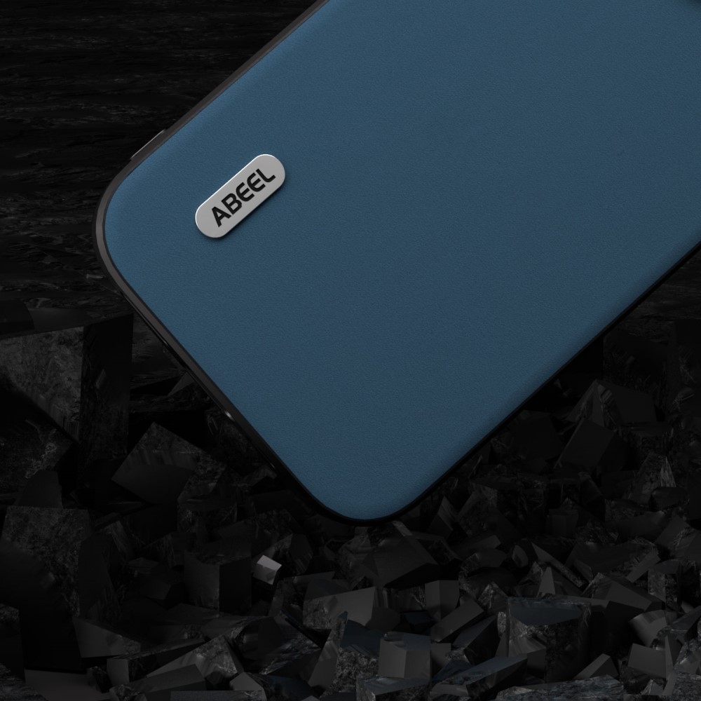 ABEEL gélový obal s pevným chrbtom na iPhone 15 Pro Max - modrý