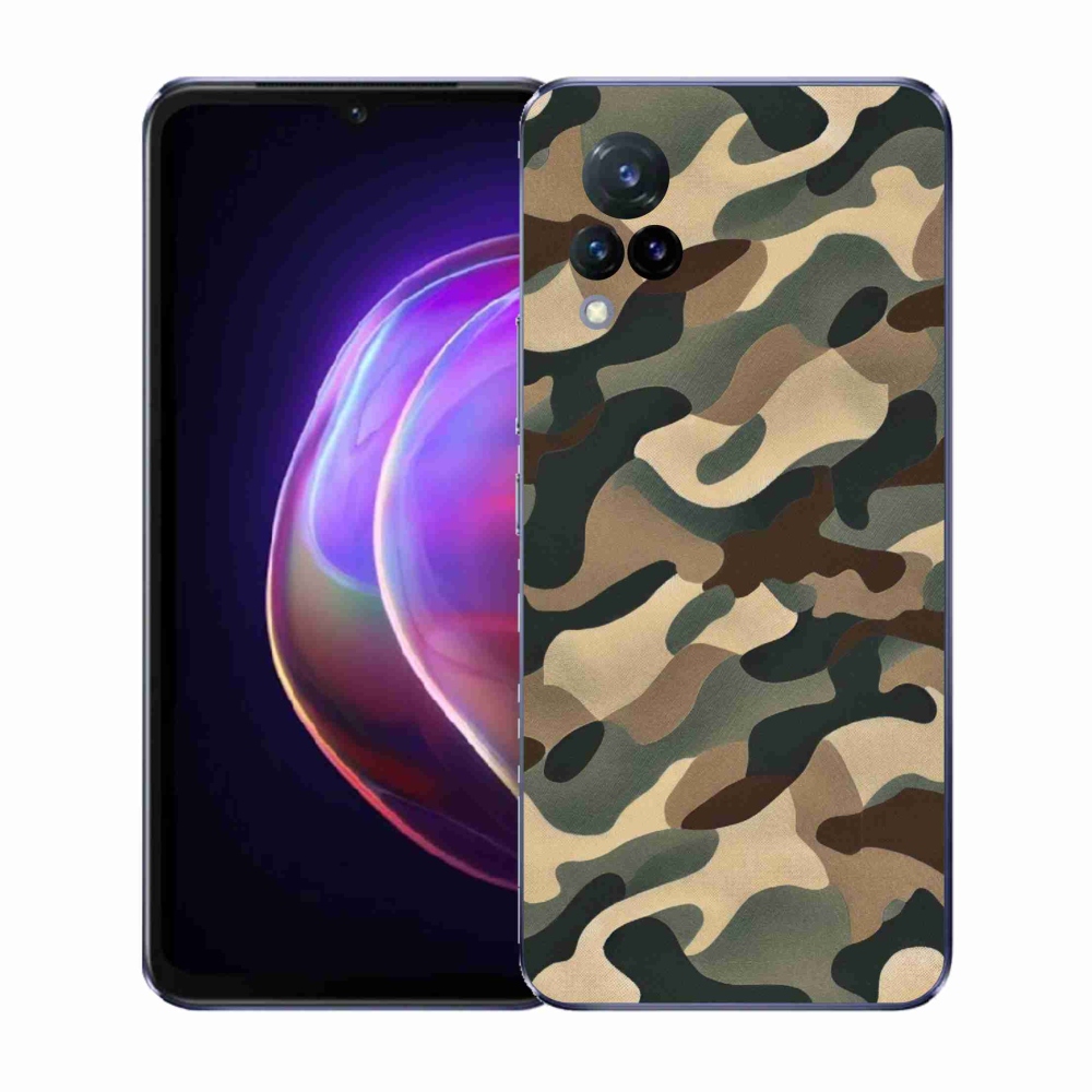 Gélový kryt mmCase na Vivo V21 4G/5G - maskáčový vzor 11