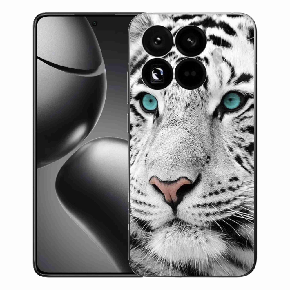 Gélový kryt mmCase na Xiaomi 15T Pro - biely tiger