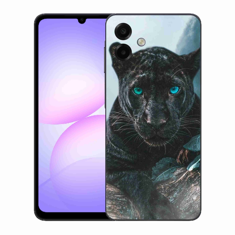 Gélový kryt mmCase na Samsung Galaxy A07 4G - čierny panter