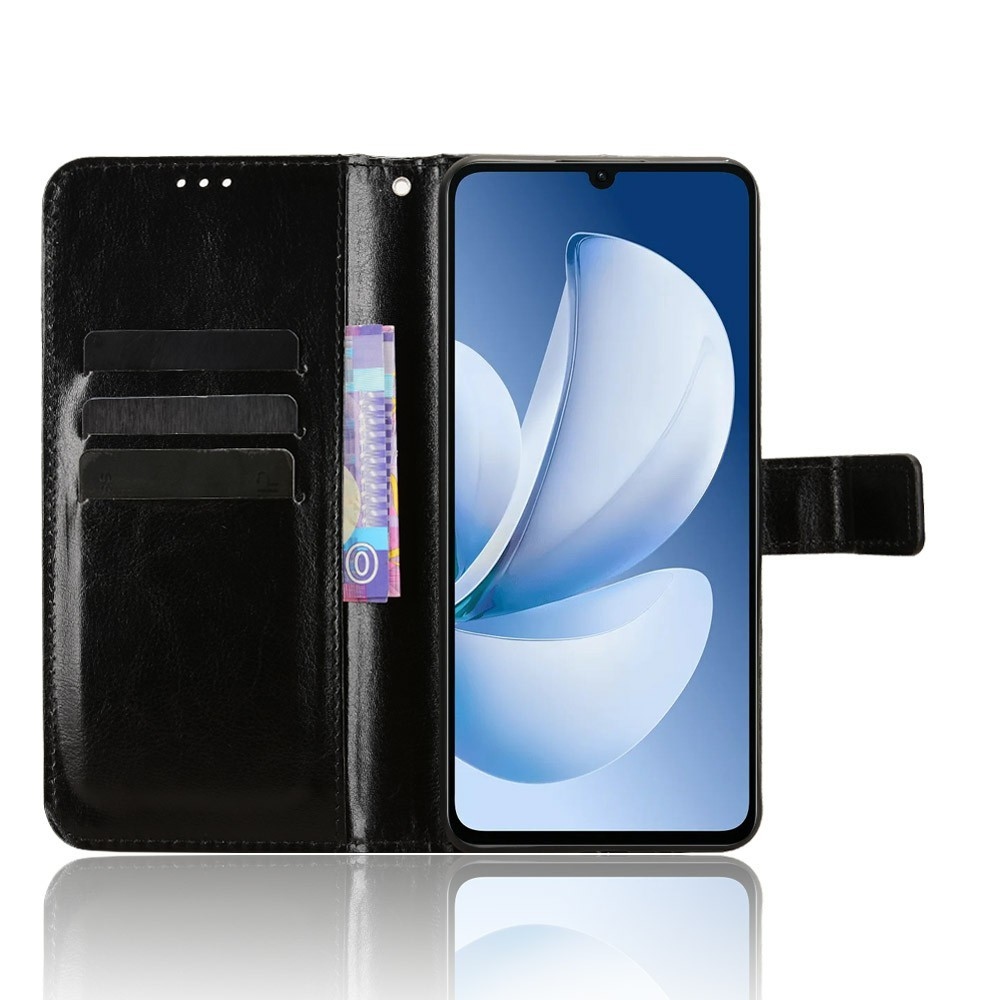 Crazy knižkové puzdro na Realme Note 70T - čierne