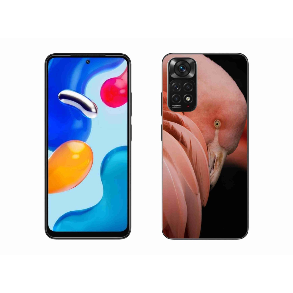 Gélový kryt mmCase na Xiaomi Redmi Note 11 4G - plameniak 3