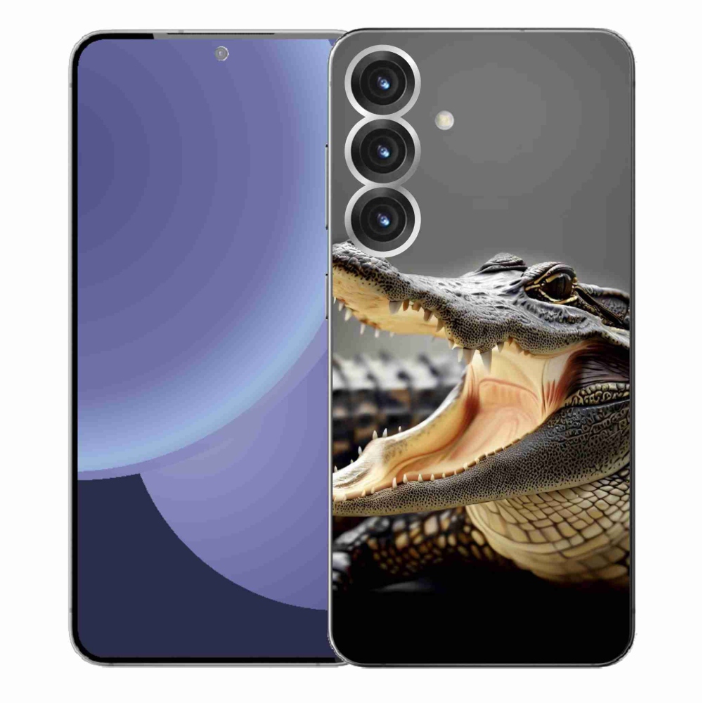 Gélový kryt mmCase na Samsung Galaxy S25+ - krokodíl