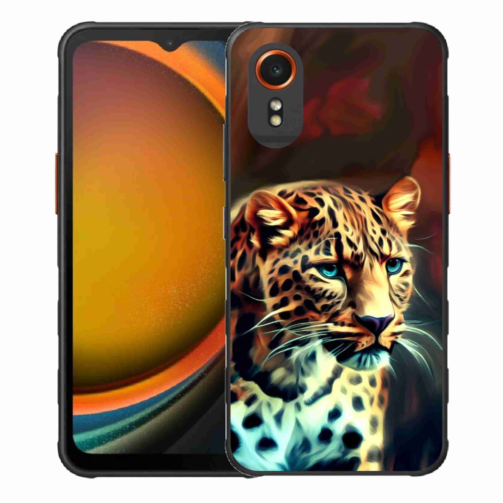 Gélový kryt mmCase na Samsung Galaxy Xcover 7 - leopard