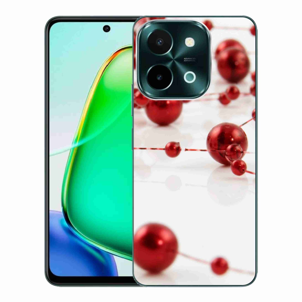 Gélový kryt mmCase na Vivo Y28 - vianočná reťaz
