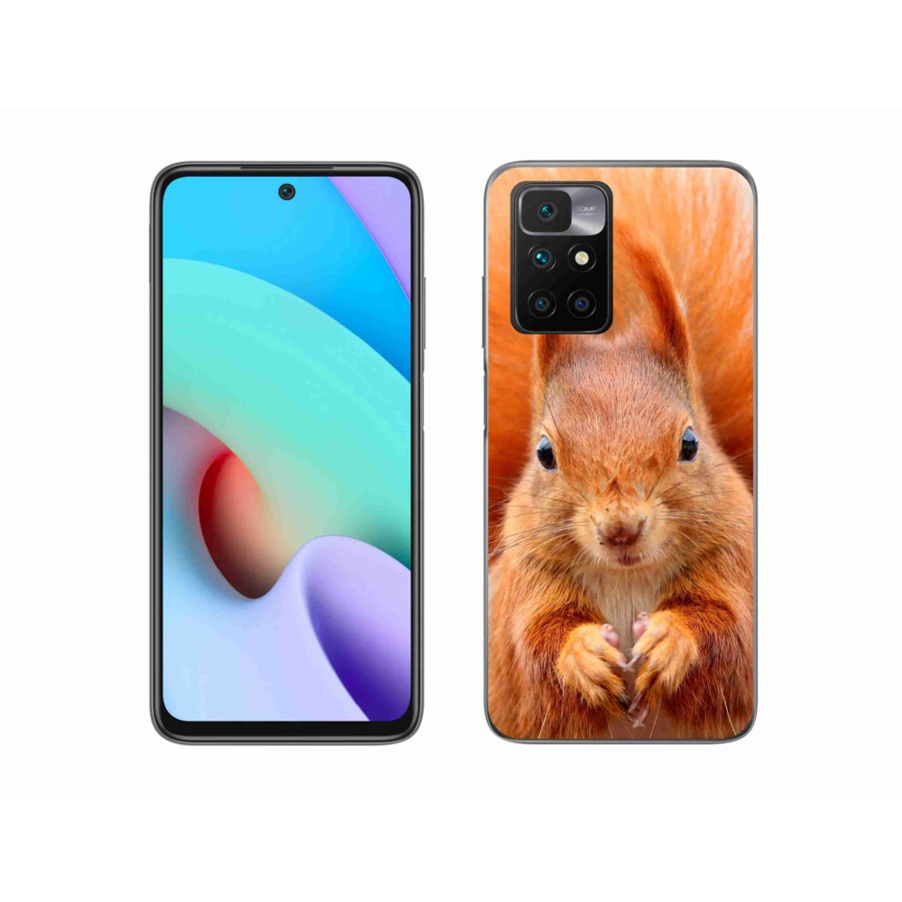 Gélový kryt mmCase na Xiaomi Redmi 10/Redmi 10 (2022) - veverička