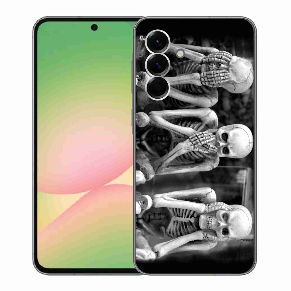 Gélový kryt mmCase na Samsung Galaxy A56 5G - kostlivci