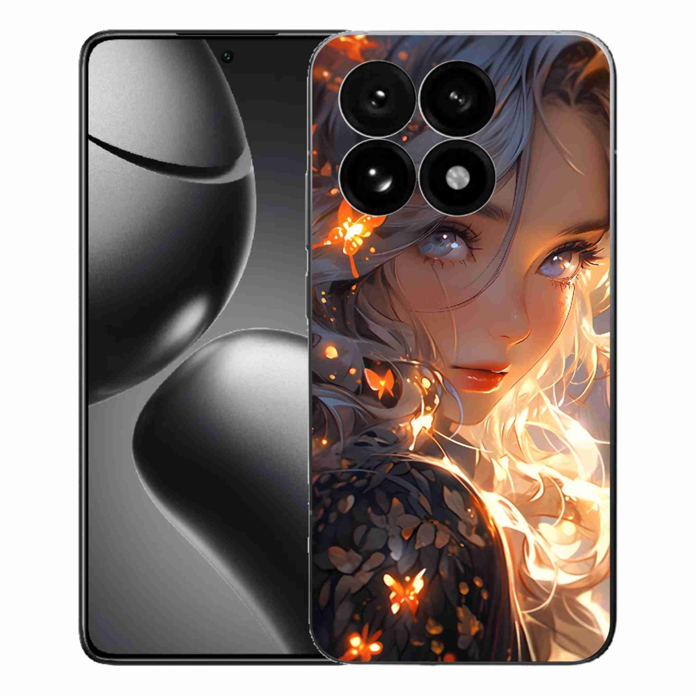Gélový kryt mmCase na Xiaomi 15T - dievča a motýle