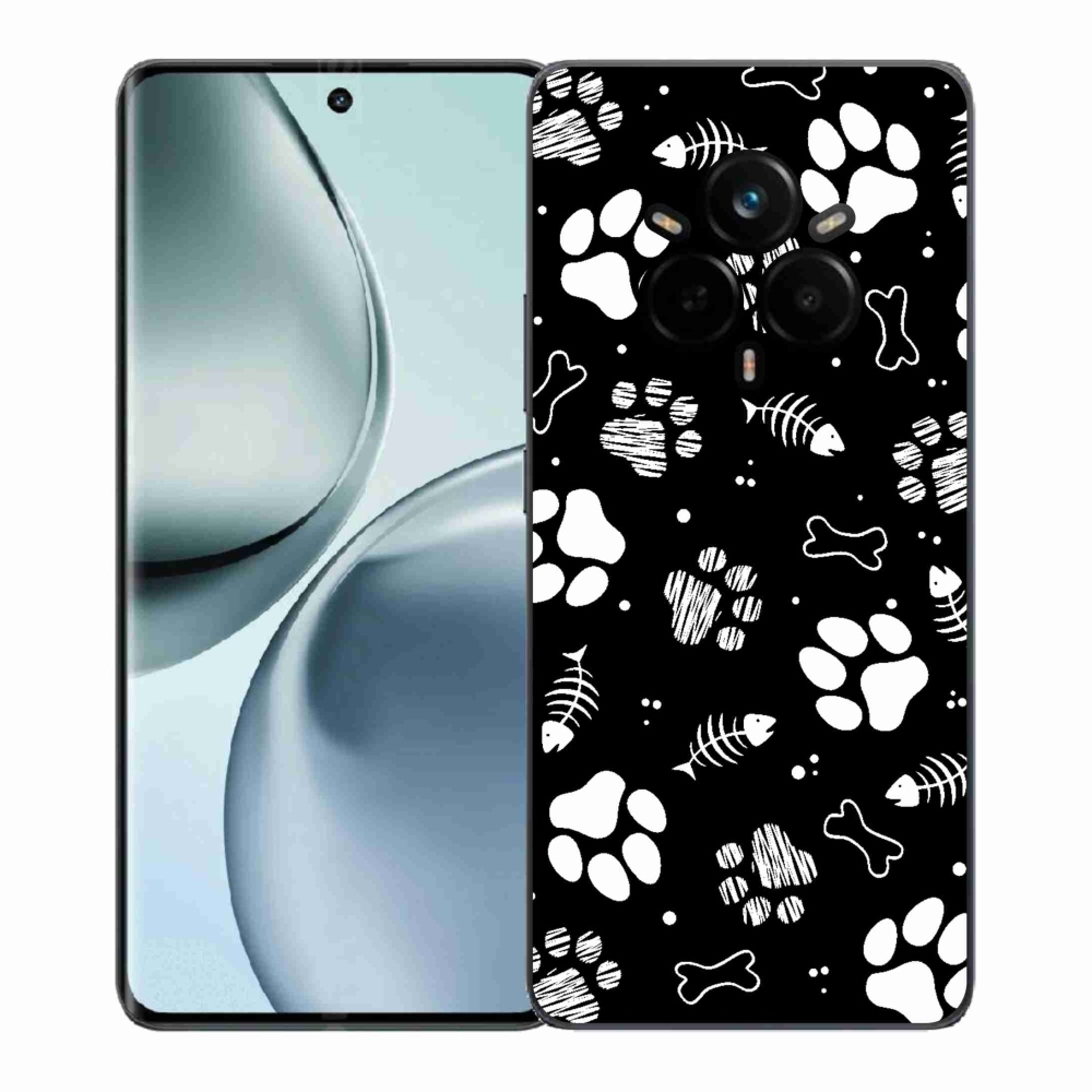 Gélový kryt mmCase na Realme 14 Pro+ 5G - psie labky