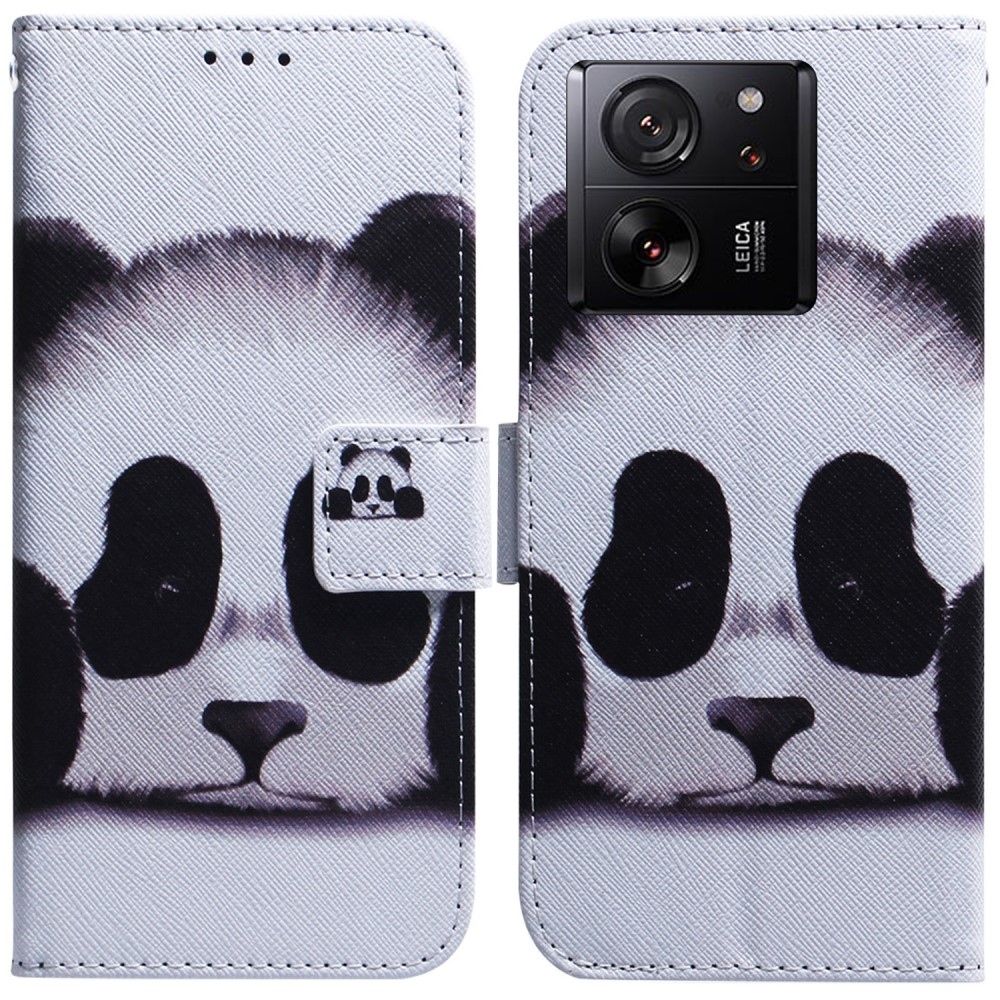 Printy knižkové púzdro na Xiaomi 13T/13T Pro - panda