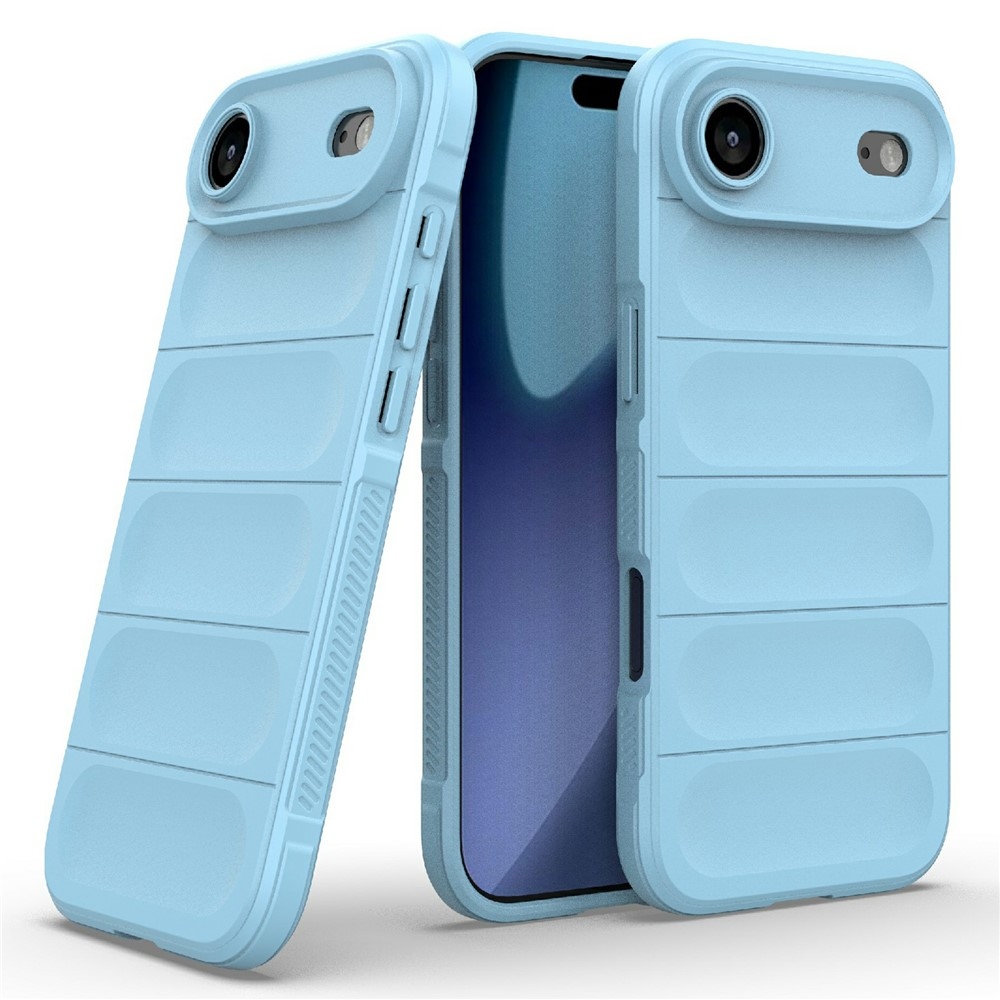 Rugg odolný gélový obal na iPhone 17 Air - svetlomodrý