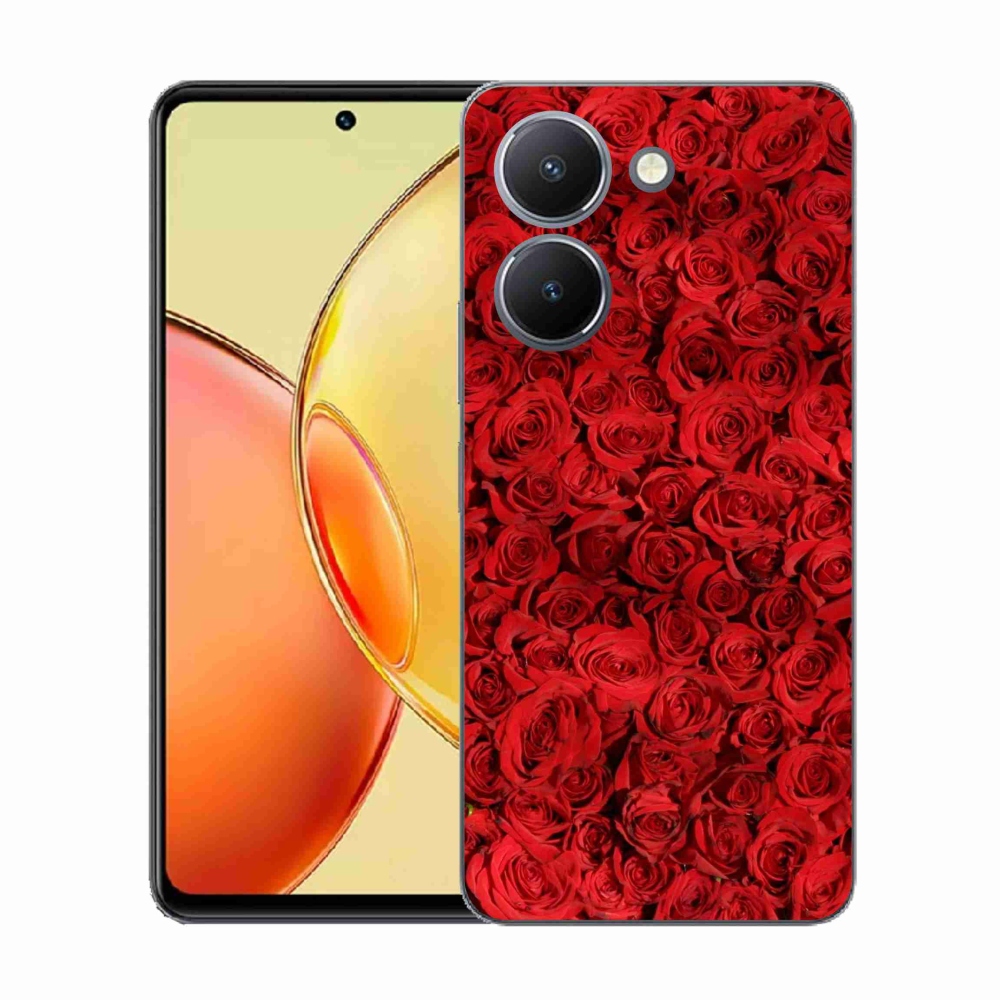 Gélový kryt mmCase na Vivo Y36 - ruža