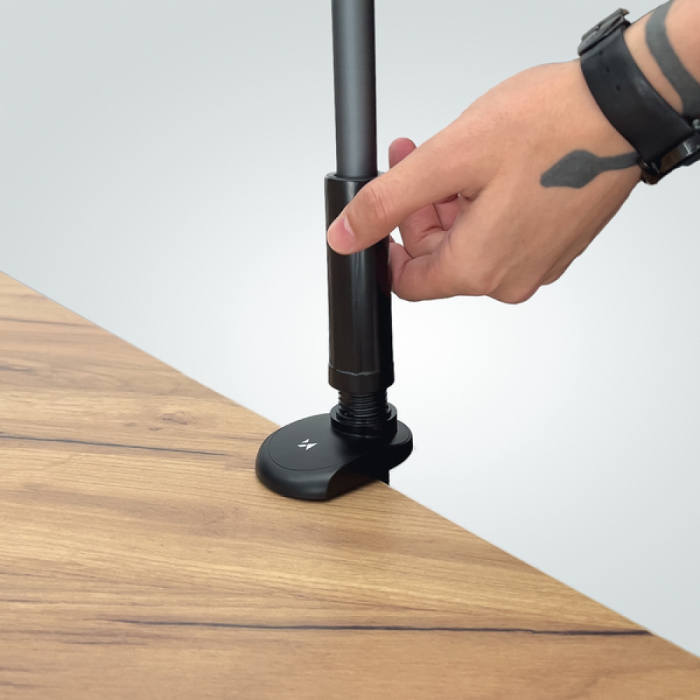 Wozinsky flexibilný držiak telefónu a tabletu (WTHBK5) na stôl - čierny
