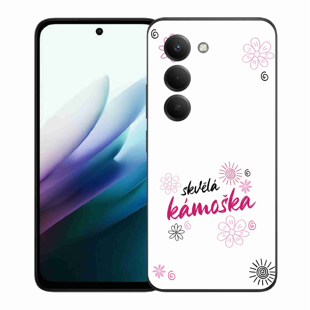 Gélový kryt mmCase na Xiaomi Redmi 15 4G/5G (171mm) - skvelá kamoška biele pozadie