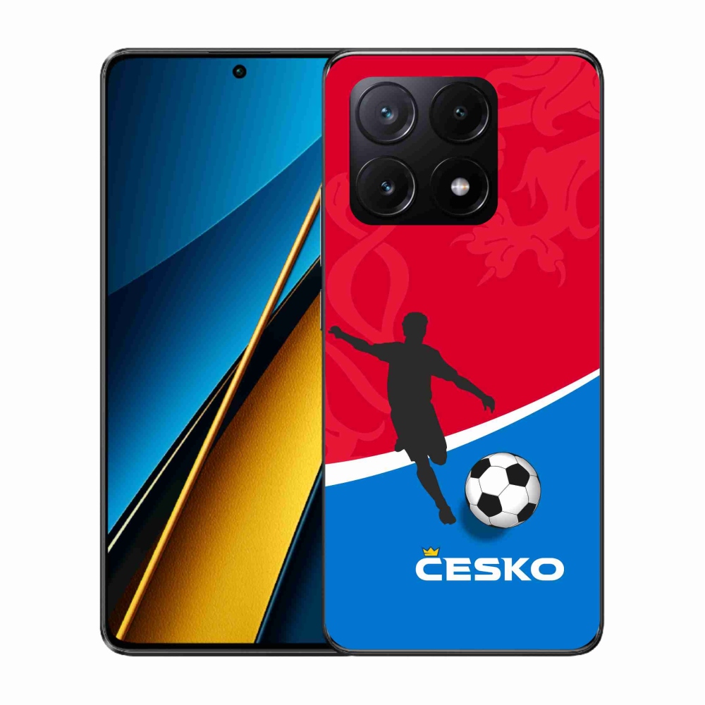 Gélový kryt mmCase na Xiaomi Poco X6 Pro 5G - futbal Česko