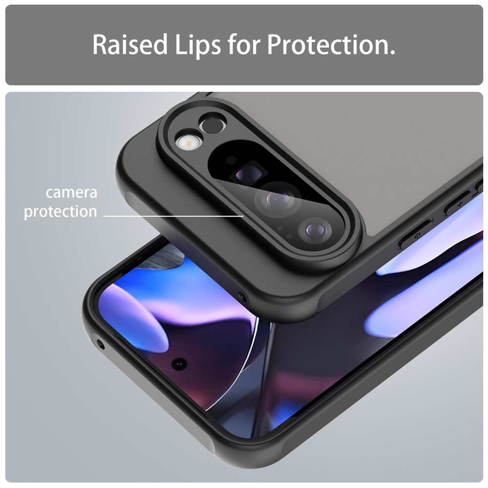 Proof gélový obal s pevným chrbtom na Google Pixel 10 Pro XL - čierny