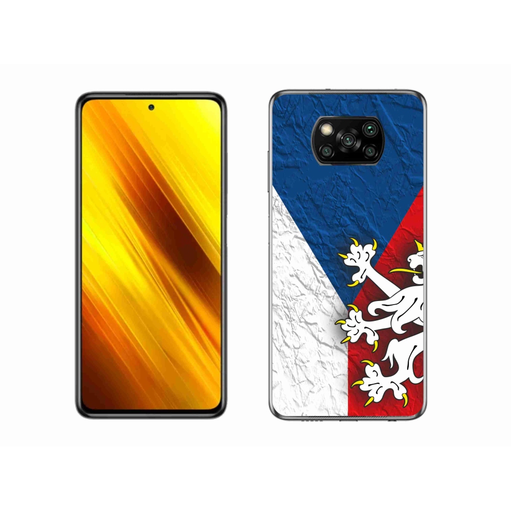 Gélový kryt mmCase na Xiaomi Poco X3 Pro - česká vlajka 1