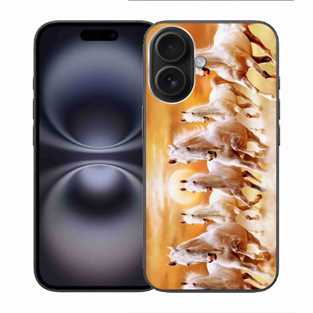 Gélový obal mmCase na iPhone 16 - kone 2