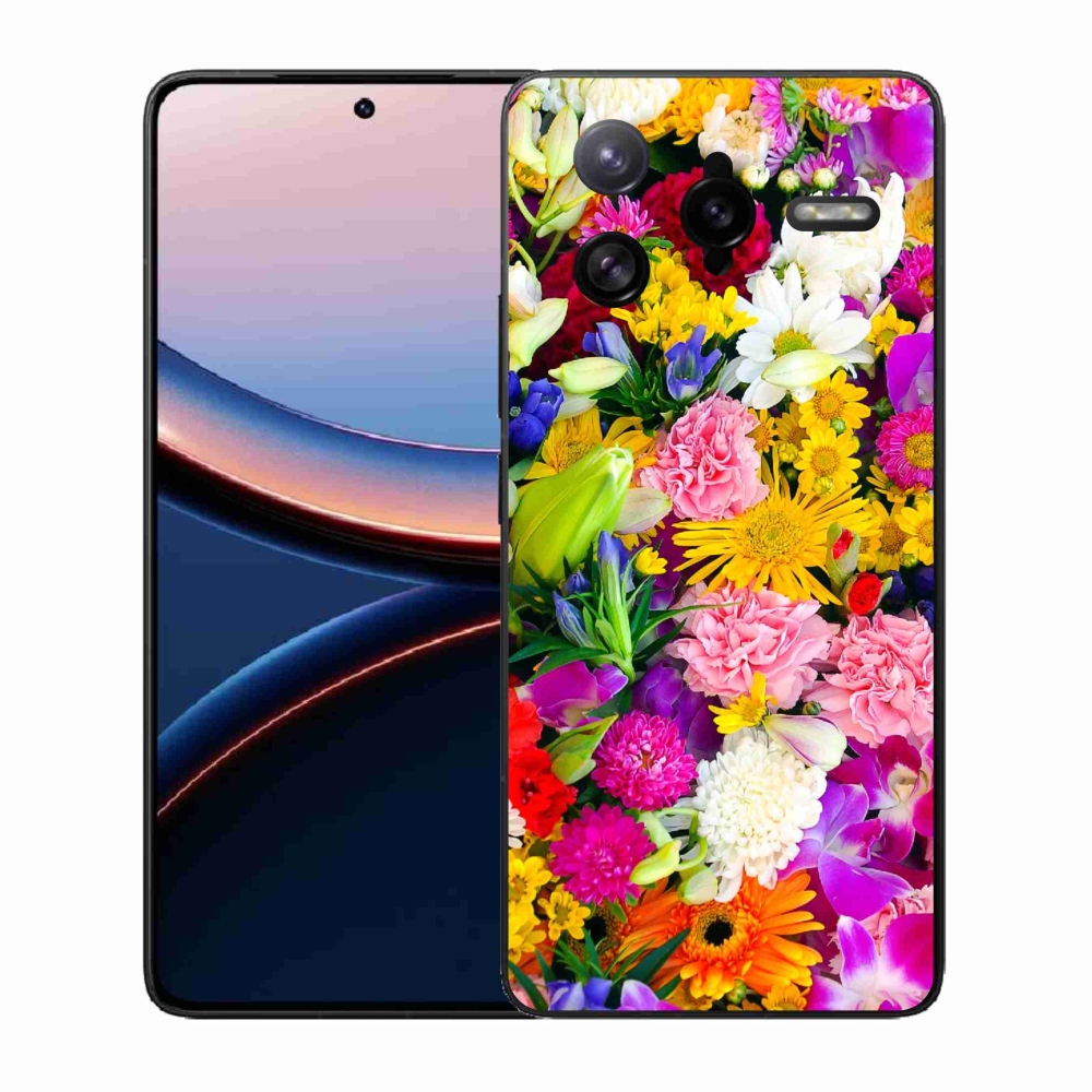 Gélový kryt mmCase na Xiaomi Poco F7 Ultra - kvety 12