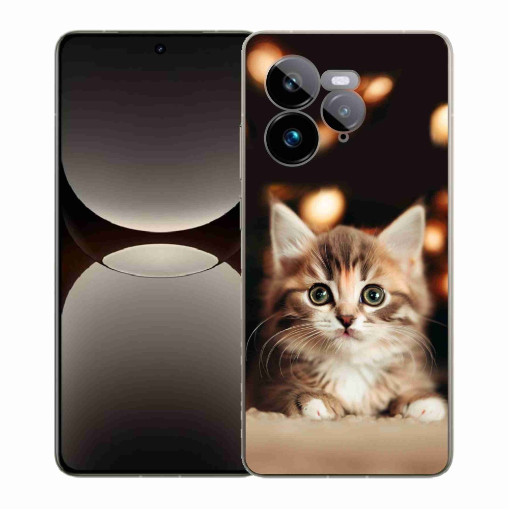 Gélový kryt mmCase na Realme GT 7 Pro 5G - roztomilé mačiatko 2