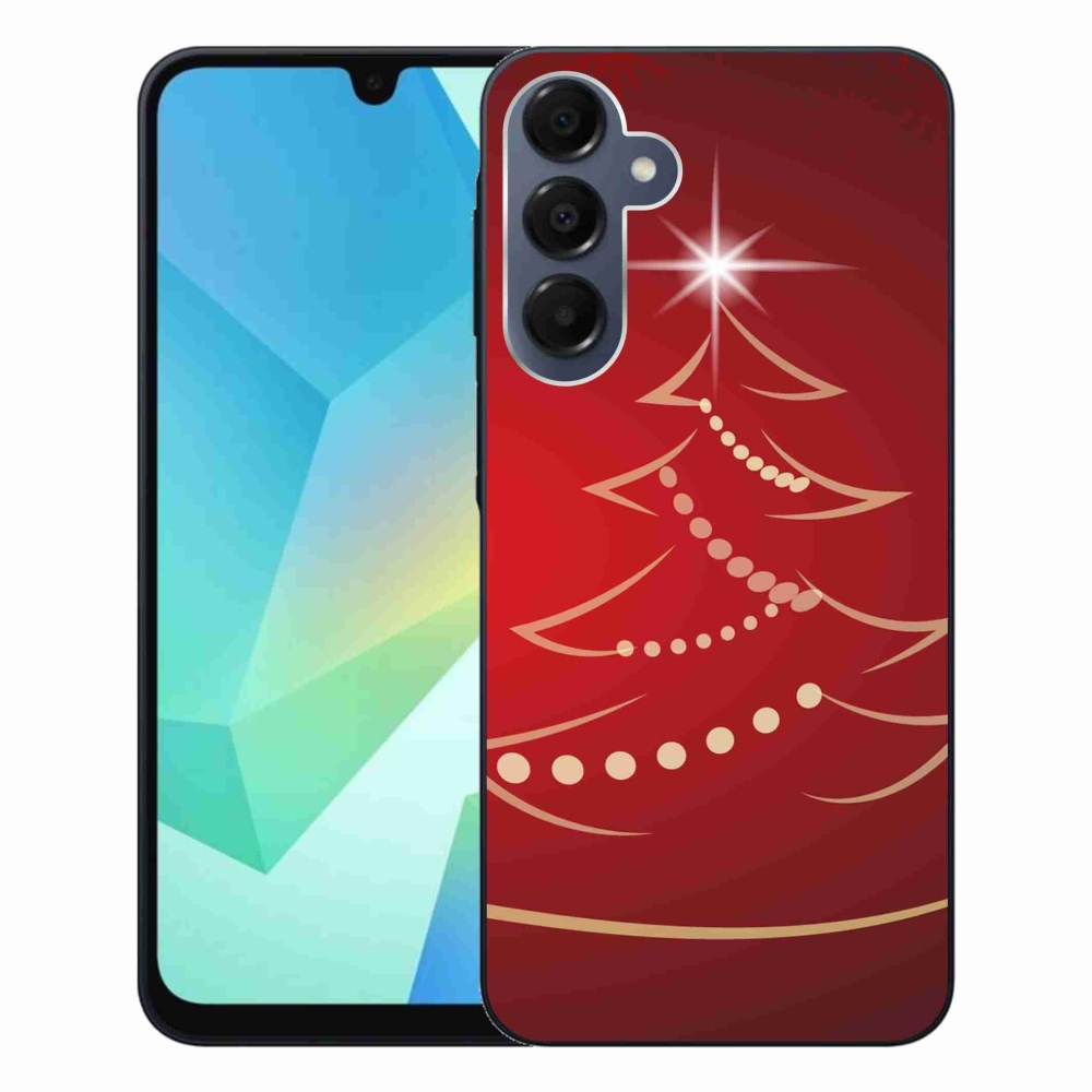 Gélový kryt mmCase na Samsung Galaxy A16 4G/5G - kreslený vianočný stromček