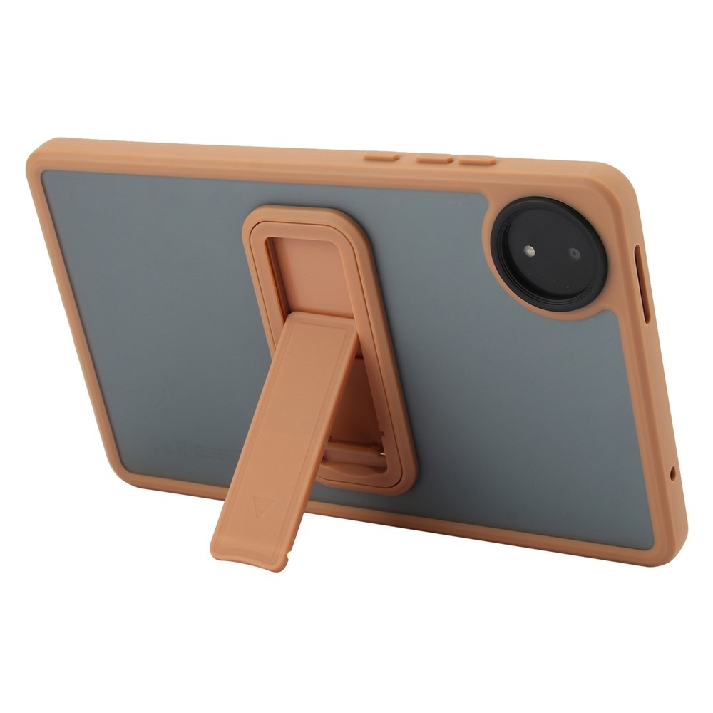 Skiny gélový obal s pevným chrbtom a výklopným stojanom na Xiaomi Redmi Pad SE 8.7 - zlatý