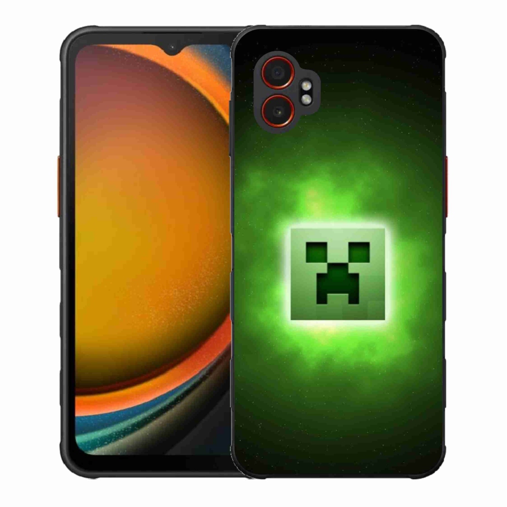 Gélový kryt mmCase na Samsung Galaxy Xcover 7 Pro - minecraft