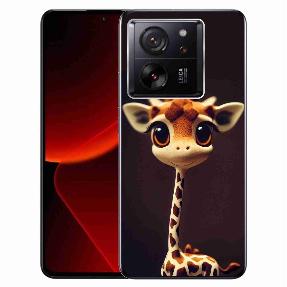 Gélový kryt mmCase na Xiaomi 13T/13T Pro - malá žirafa